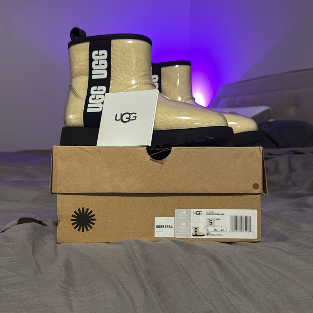 UGG: Classic Clear Mini Rubber Boot
